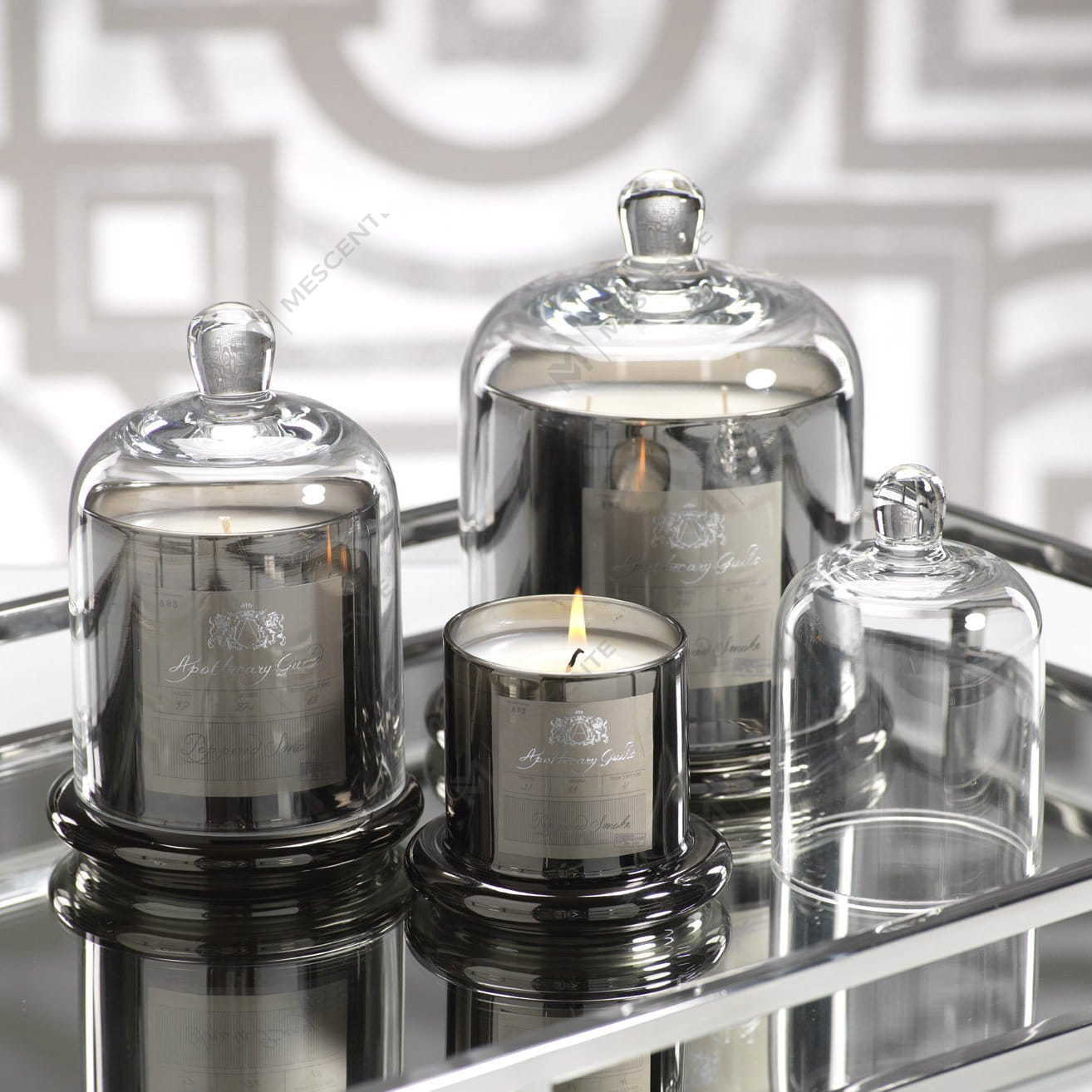 غطاء قبة زجاجي مزخرف رومانسي لحفلات الزفاف من M&Scent معطر A29275