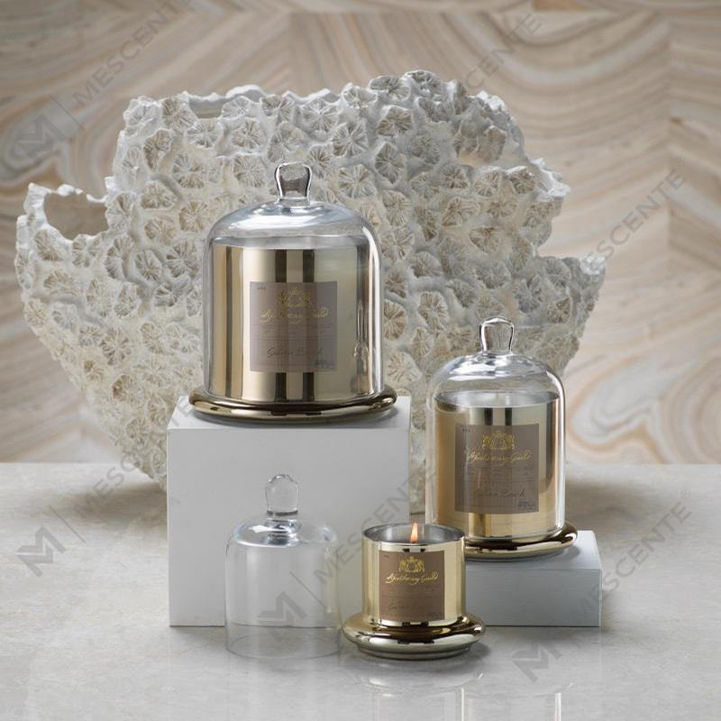 غطاء قبة زجاجي مزخرف رومانسي لحفلات الزفاف من M&Scent معطر A29275