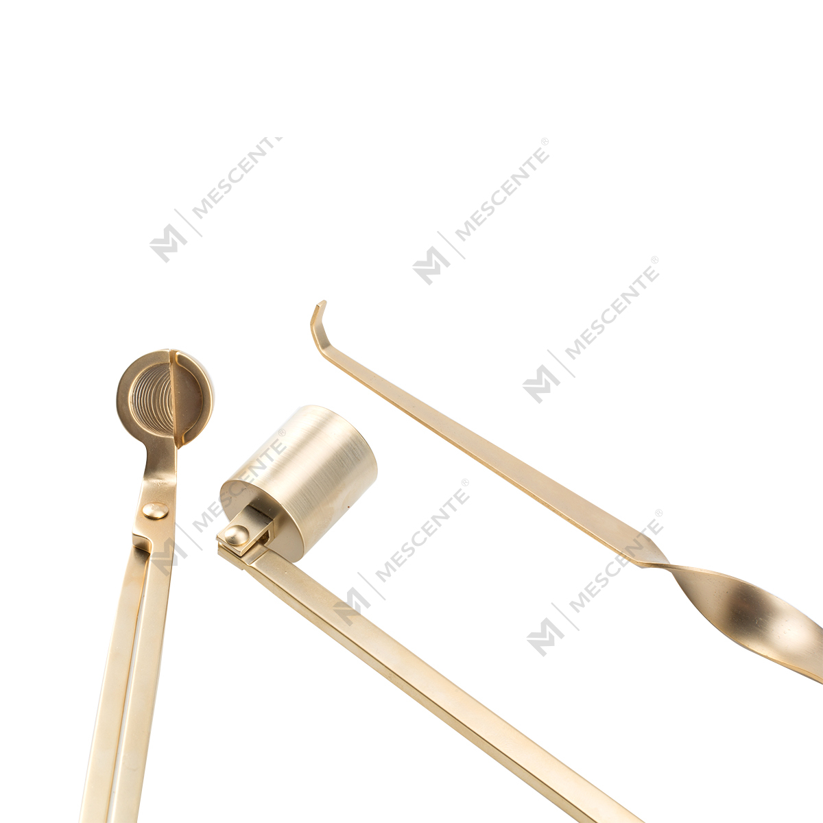 طقم شمعة ميسينتي الذهبية مع صندوق هدايا A991330-1