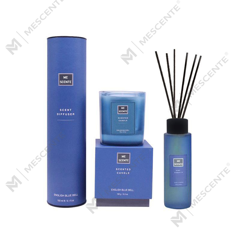 مجموعة هدايا موزع الروائح العطرية المنزلية سعة 150 مل مع شمعة معطرة A99189