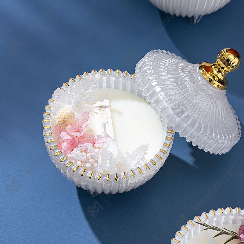 شمعة M&Scent رخيصة الثمن مخصصة فاخرة ذات علامة تجارية خاصة معطرة من شمع الصويا وفتيل الخشب