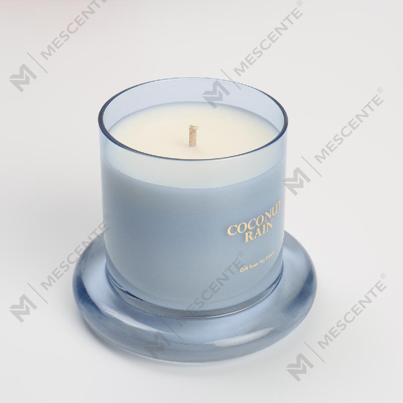 صناديق فاخرة بشعار M&Scent المخصص من الشمع الطبيعي بنسبة 100% هدية شمعة منزلية صغيرة