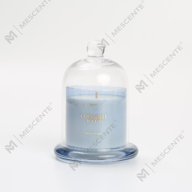 صناديق فاخرة بشعار M&Scent المخصص من الشمع الطبيعي بنسبة 100% هدية شمعة منزلية صغيرة