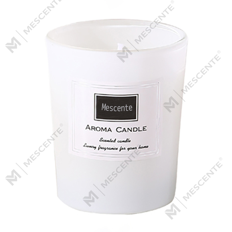 شموع شمع الصويا المعطرة بالفاوانيا المطبوعة حسب الطلب من M&Scent، شمعة معطرة رقمية