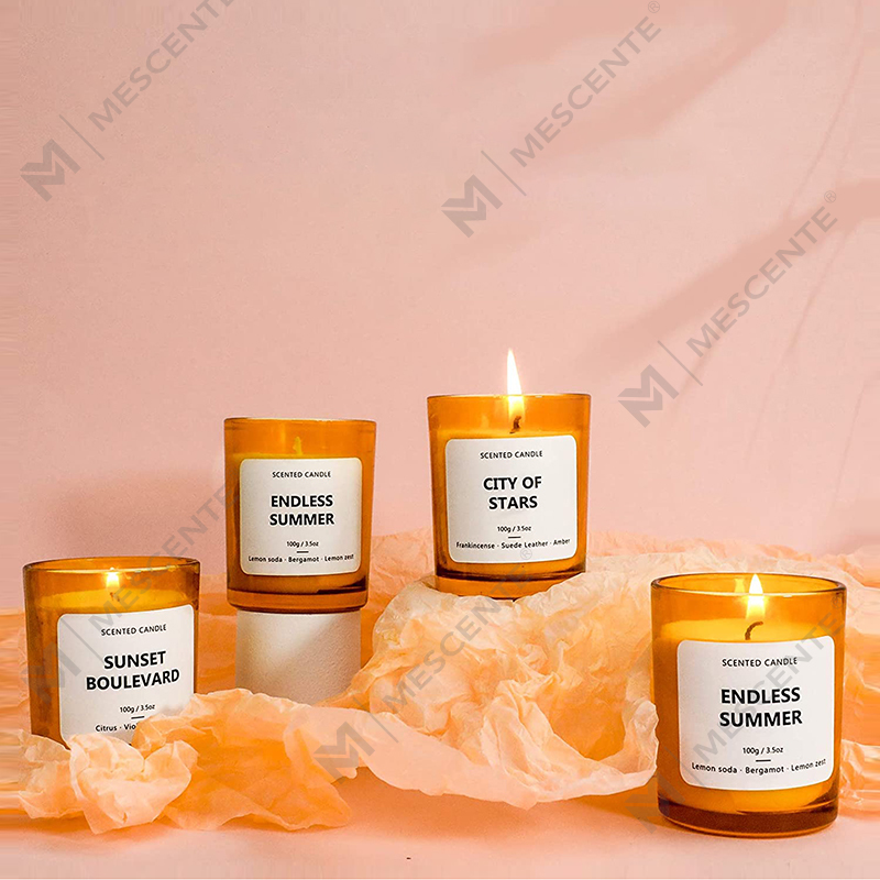 شموع M&Scent الشهيرة المعطرة للديكور المنزلي الفاخر، شمعة ذات رائحة عطرية عالية