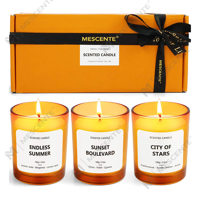 شموع M&Scent الشهيرة المعطرة للديكور المنزلي الفاخر، شمعة ذات رائحة عطرية عالية