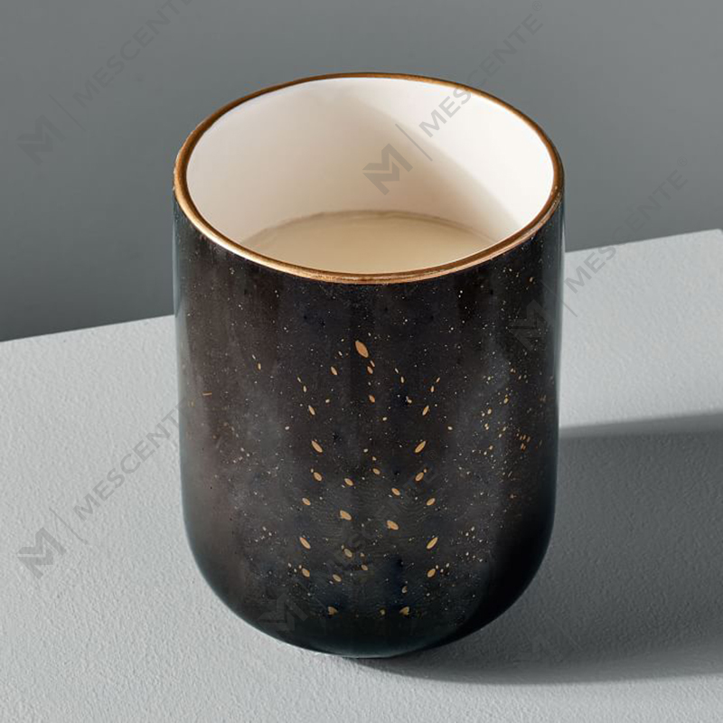 شمعة عطر كهربائية من السيراميك الأبيض من M&Scente لتدفئة الشمع للعلاج بالمنتجعات الصحية والعلاج العطري