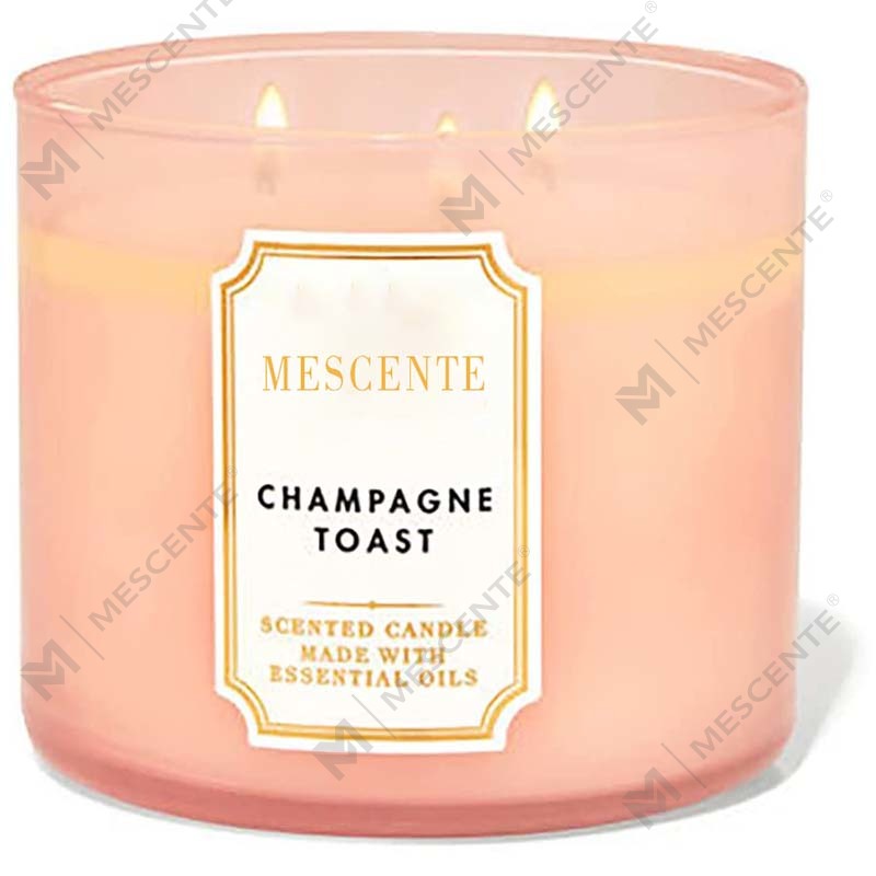 شمعة شمع الصويا المعطرة بالياسمين الطبيعي المصنوعة يدويًا من M&Scent، مكونة من 3 فتائل، هدية، شموع كريستالية عطرية خاصة