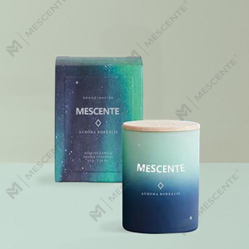 شموع معطرة للديكور المنزلي من M&Scent مخصصة بعلامة تجارية خاصة في وعاء زجاجي