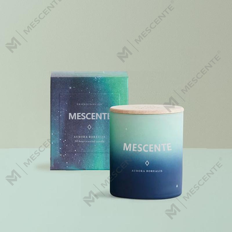 شموع معطرة للديكور المنزلي من M&Scent مخصصة بعلامة تجارية خاصة في وعاء زجاجي