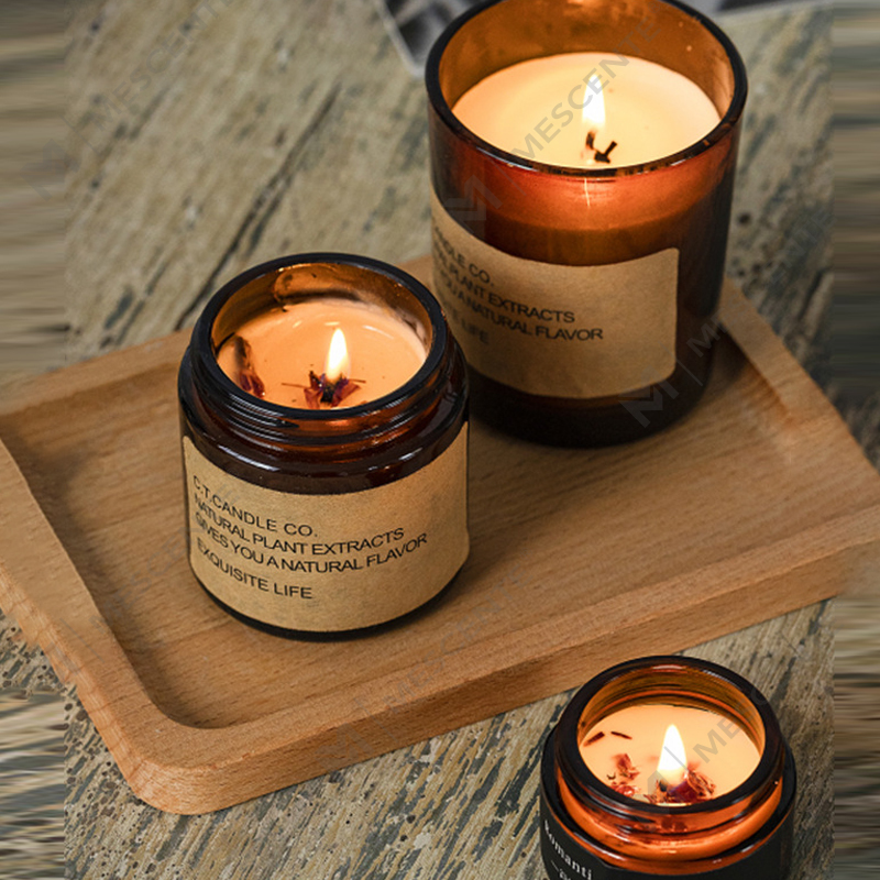 مجموعة موزع القصب المنزلي الفاخر من M&Scent مع مجموعة شموع معطرة مع عبوة صندوقية