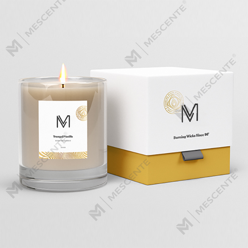 مصنع الجملة M&Scent مباشرة شموع معطرة بشمع الصويا ذات علامة تجارية خاصة فاخرة مع صندوق بكميات كبيرة