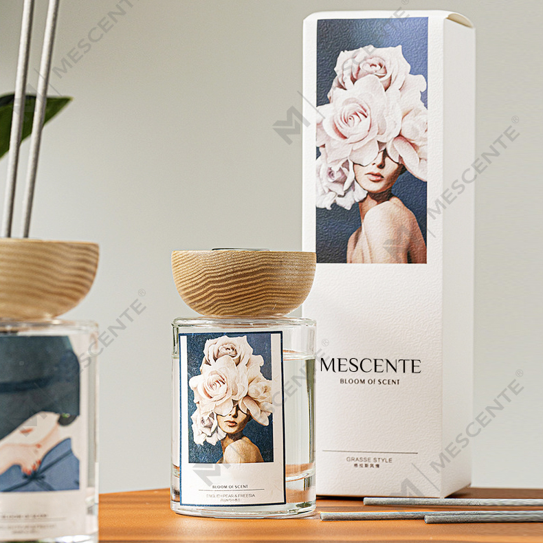 مجموعة موزع زجاجات زجاجية خاصة بالجملة من M&Scent مع سدادة