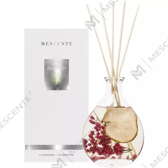 M&Scent مجموعات ناشر القيد بقضبان الروطان بزجاجة زجاجية مع سدادة، فاخرة، علامة تجارية خاصة، بالجملة