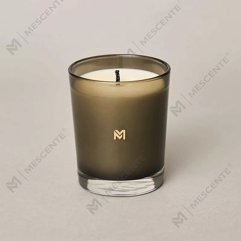 M&Scent أوعية كريستال مخصصة للعيد بعلامة خاصة جديدة فاخرة، مع شمع صيني عطري وغطاء