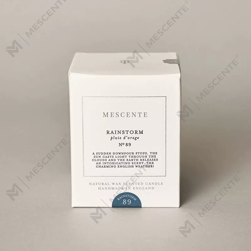 M&Scent أوعية كريستال مخصصة للعيد بعلامة خاصة جديدة فاخرة، مع شمع صيني عطري وغطاء