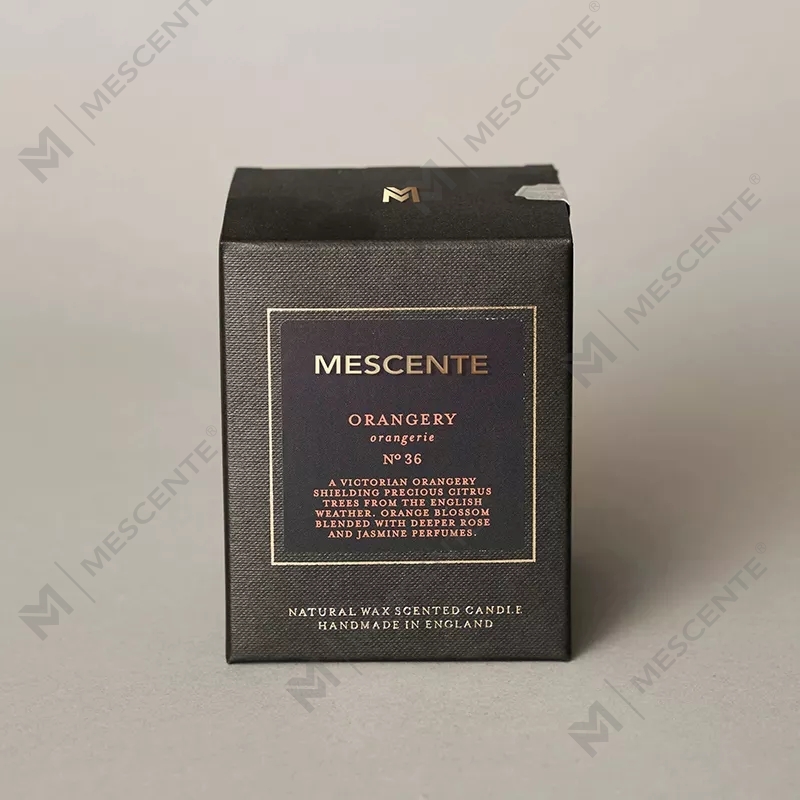 M&Scent أوعية كريستال مخصصة للعيد بعلامة خاصة جديدة فاخرة، مع شمع صيني عطري وغطاء