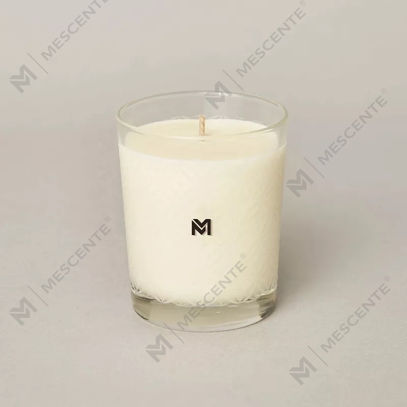 M&Scent أوعية كريستال مخصصة للعيد بعلامة خاصة جديدة فاخرة، مع شمع صيني عطري وغطاء
